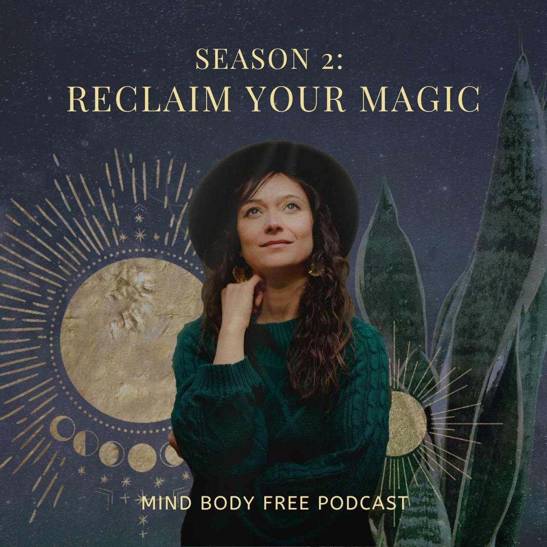 spiritual woman collage for reclaim your magic
